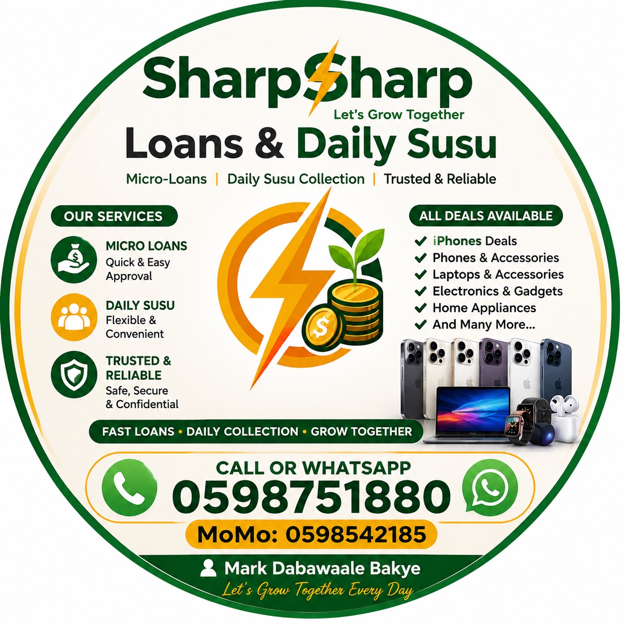 SharpSharp Loans & Daily Susu logo
